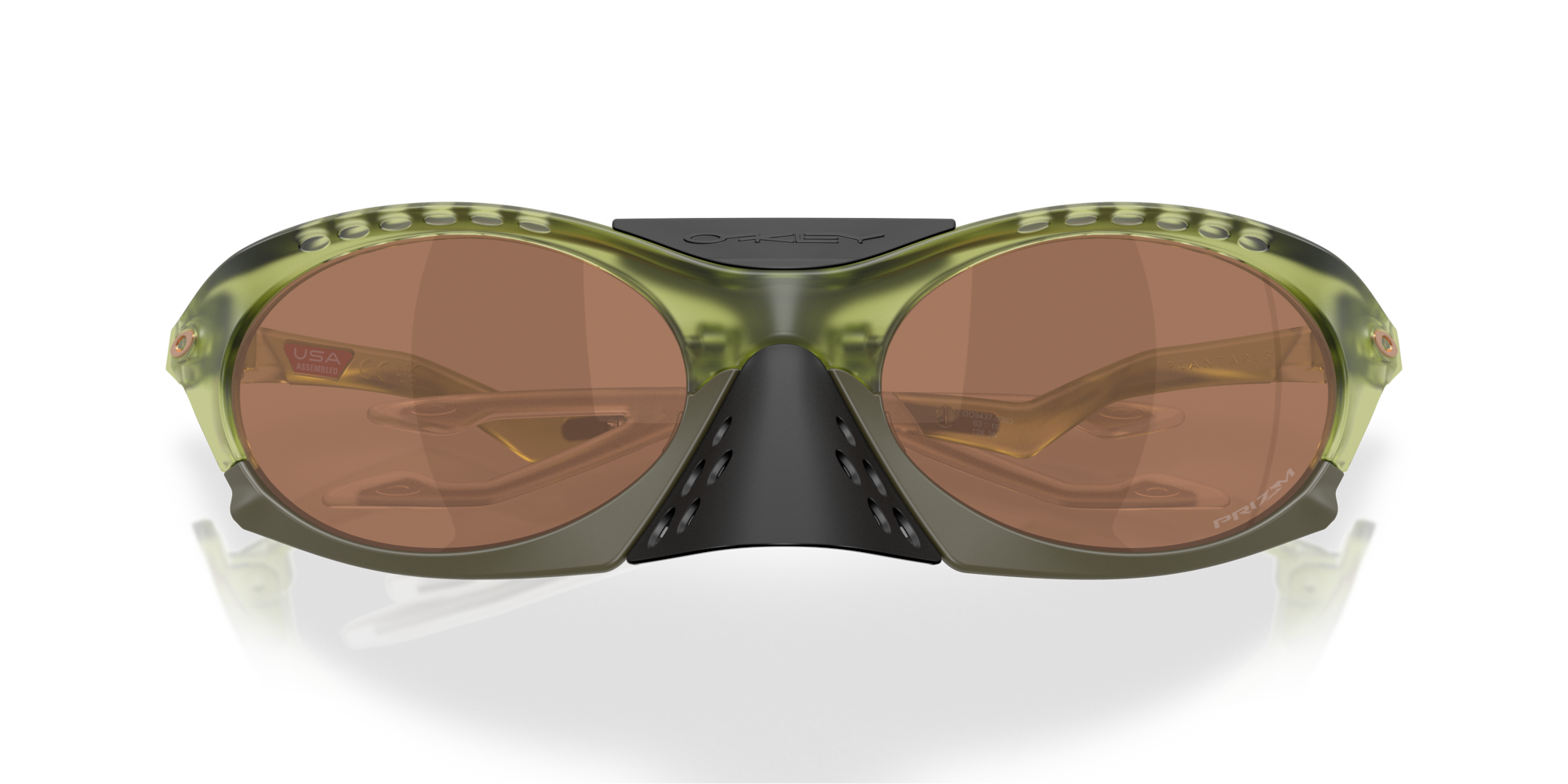 Oakley Okulary przeciwsłoneczne Matte Transparent Fern / Prizm Tungsten PLANTARIS OO9437-03