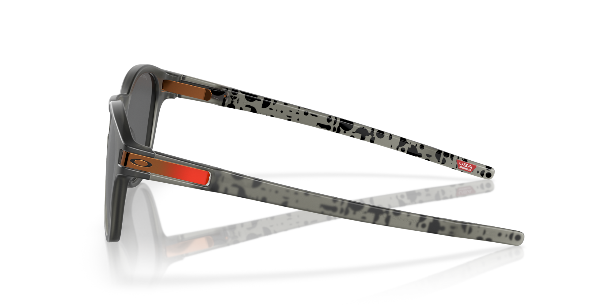 Oakley Okulary przeciwsłoneczne LATCH Community Collection Matte Grey Smoke/Prizm Black OO9265-66