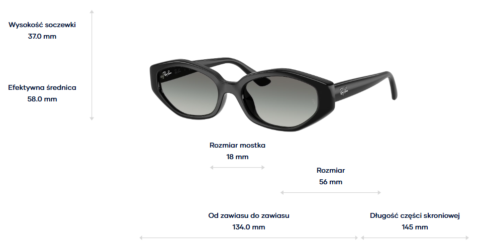 Ray-Ban Okulary przeciwsłoneczne RB4473D-667711