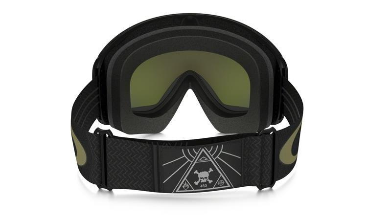 OAKLEY Gogle FLIGHT DECK Tweed Army Green/Fire Iridium OO7050-45