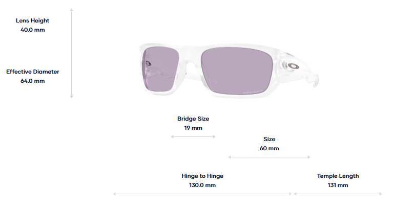 Oakley Okulary przeciwsłoneczne MASSETER Matte Clear / Prizm Slate OO9486-14