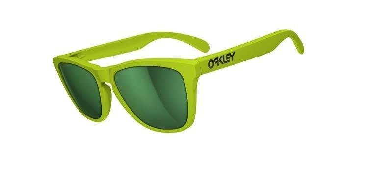 Oakley Sunglasses Frogskins Aspen Green/Emerald Iridium 24-341