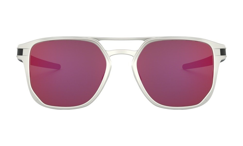 Oakley Okulary przeciwsłoneczne LATCH ALPHA Matte Silver/Torch Iridium OO4128-02