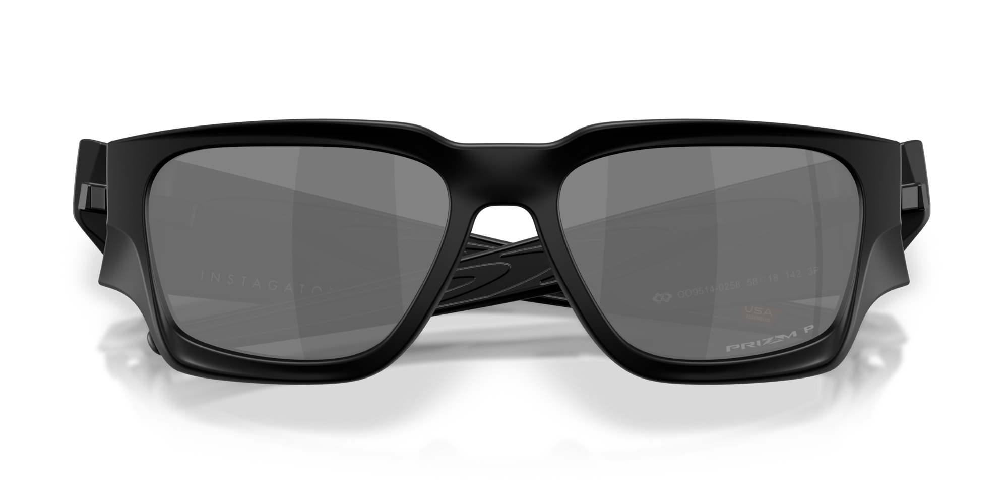 Oakley Okulary przeciwsłoneczne Instagator Matte Black / Prizm Black Polarized OO9514-02