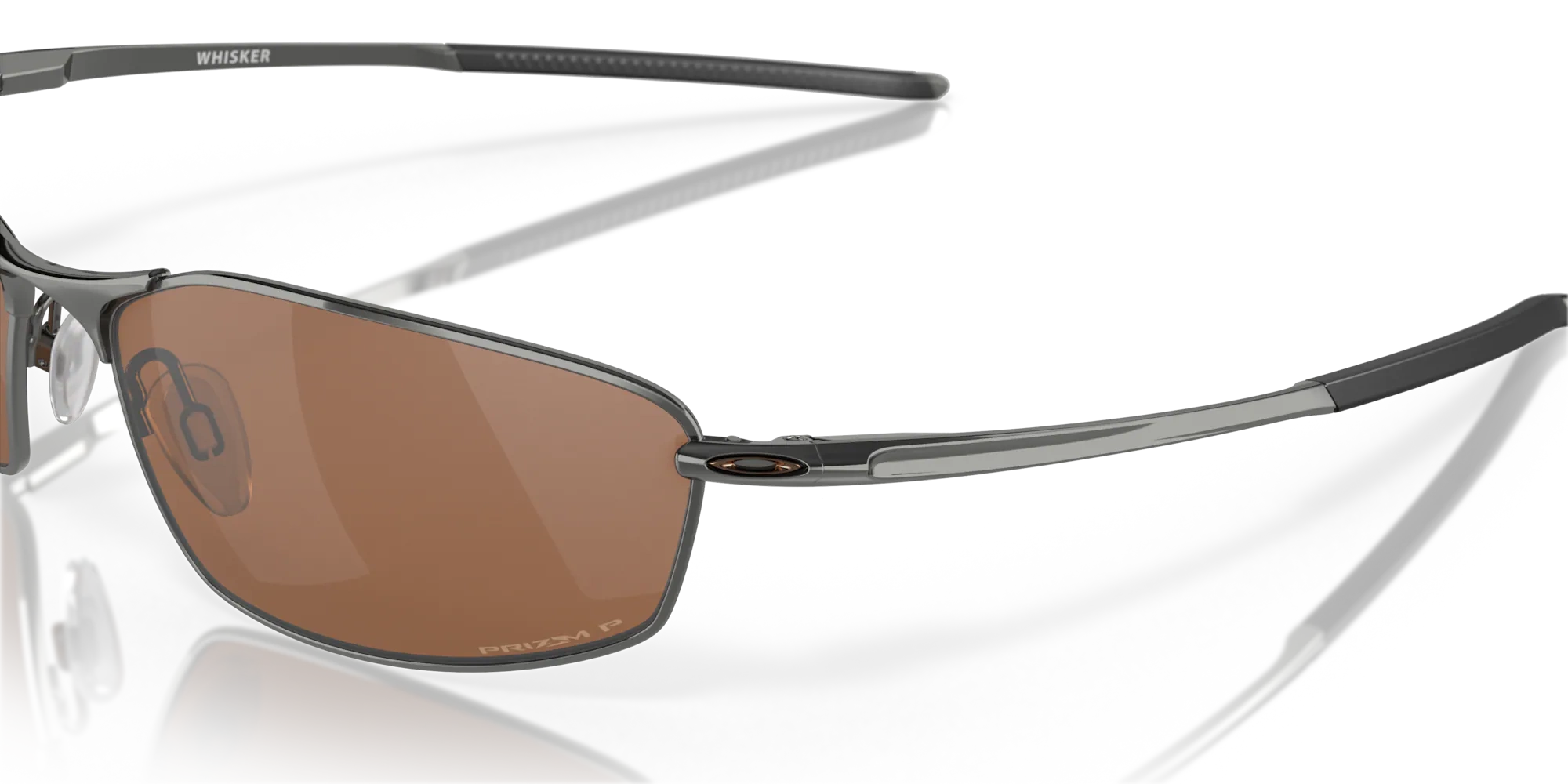 Oakley Okulary przeciwsłoneczne WHISKER Tungsten/Prizm Tungsten Polarized OO4141-05