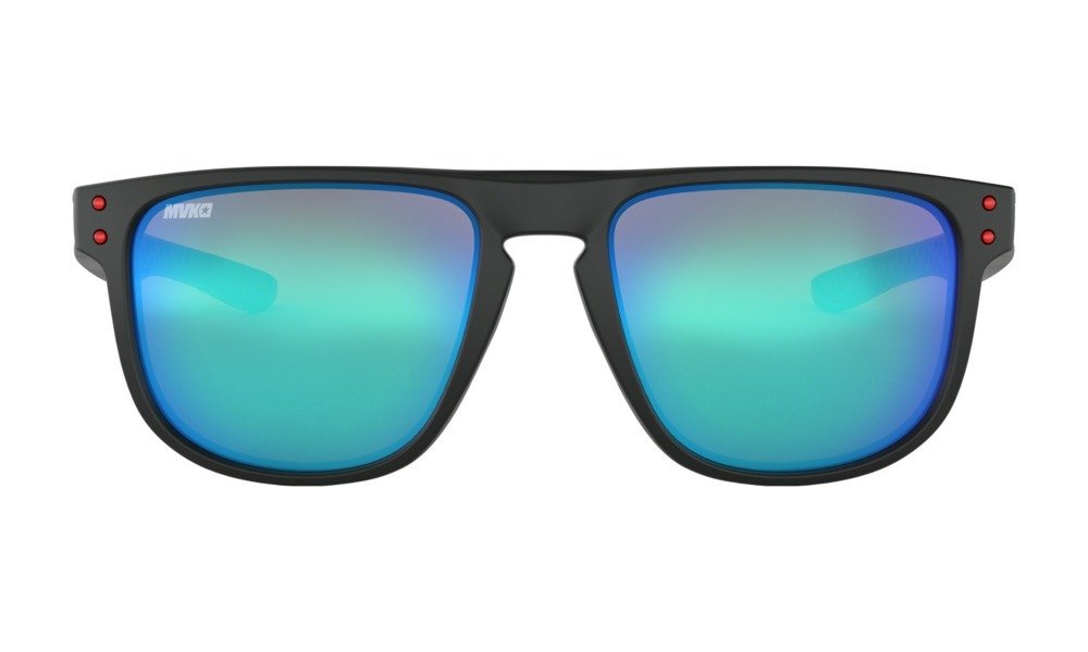 Oakley Okulary przeciwsłoneczne HOLBROOK R Maverick Vinales Matte Black/Prizm Sapphire OO9377-13