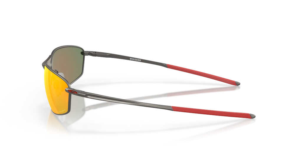 Oakley Sunglasses WHISKER Matte Gunmetal/Prizm Ruby OO4141-02