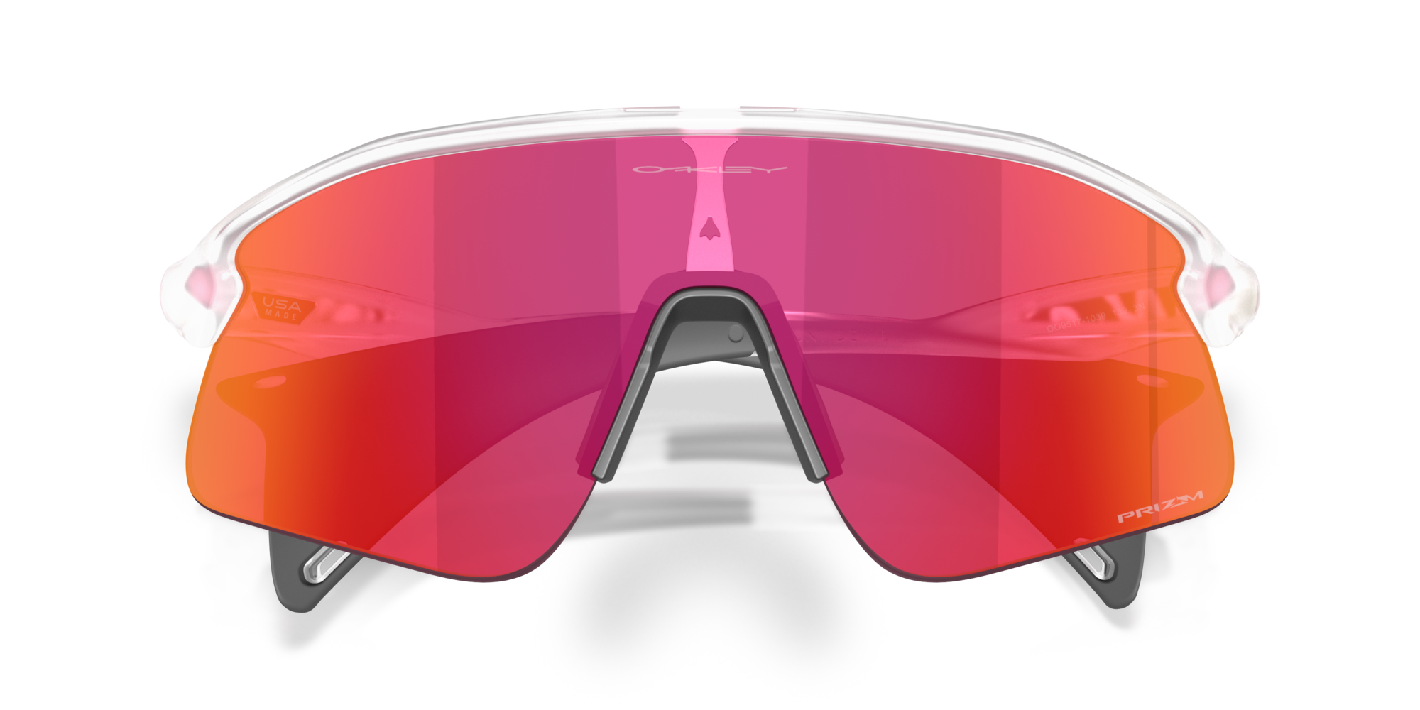 Oakley Okulary przeciwsłoneczne Stunt Devil Matte Clear / Prizm Field OO9517-10