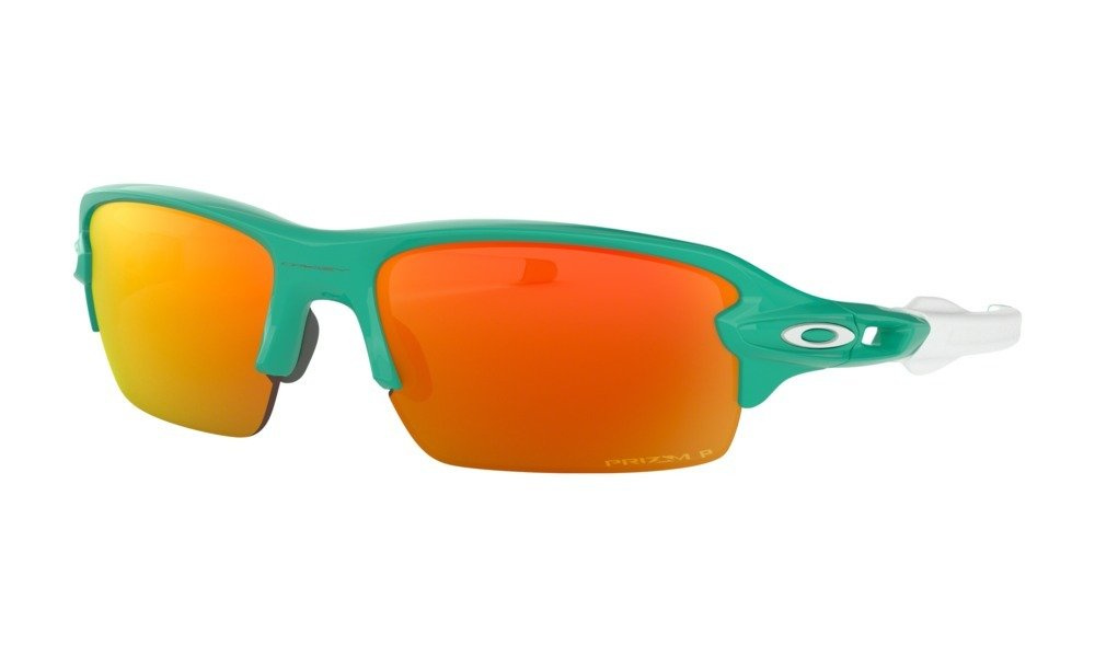 Oakley Sunglasses Junior FLAK XS Celeste/Prizm Ruby Polarized OJ9005-07