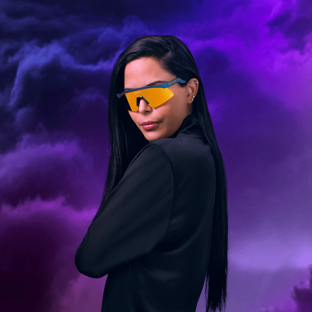 Oakley Sunglasses HYDRA Matte Cyan & Blue & Clear Shift Frame/Prizm 24k OO9229-18