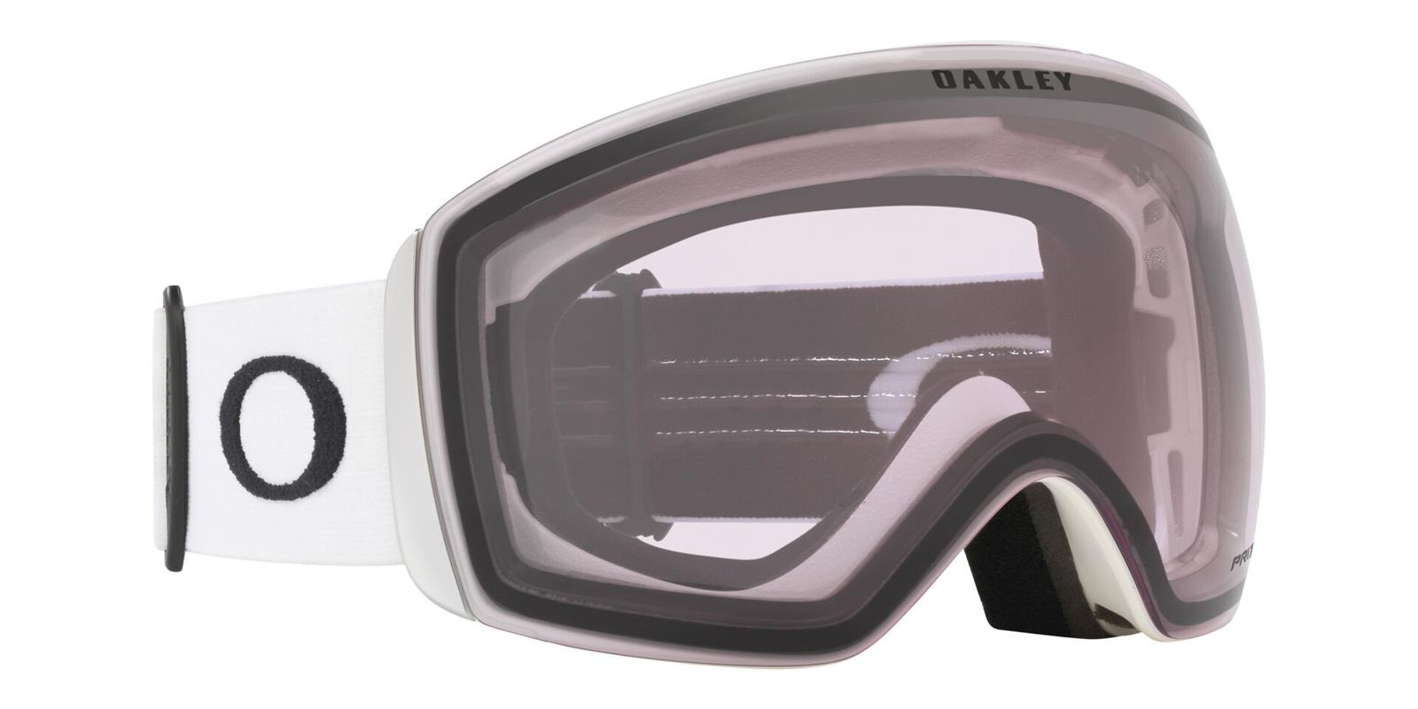 OAKLEY Gogle zimowe FLIGHT DECK L Matte White/Prizm Snow Clear OO7050-98