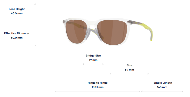 Oakley Okulary przeciwsłoneczne THURSO Limitless Collection Matte Clear / Prizm Tungsten OO9286-15