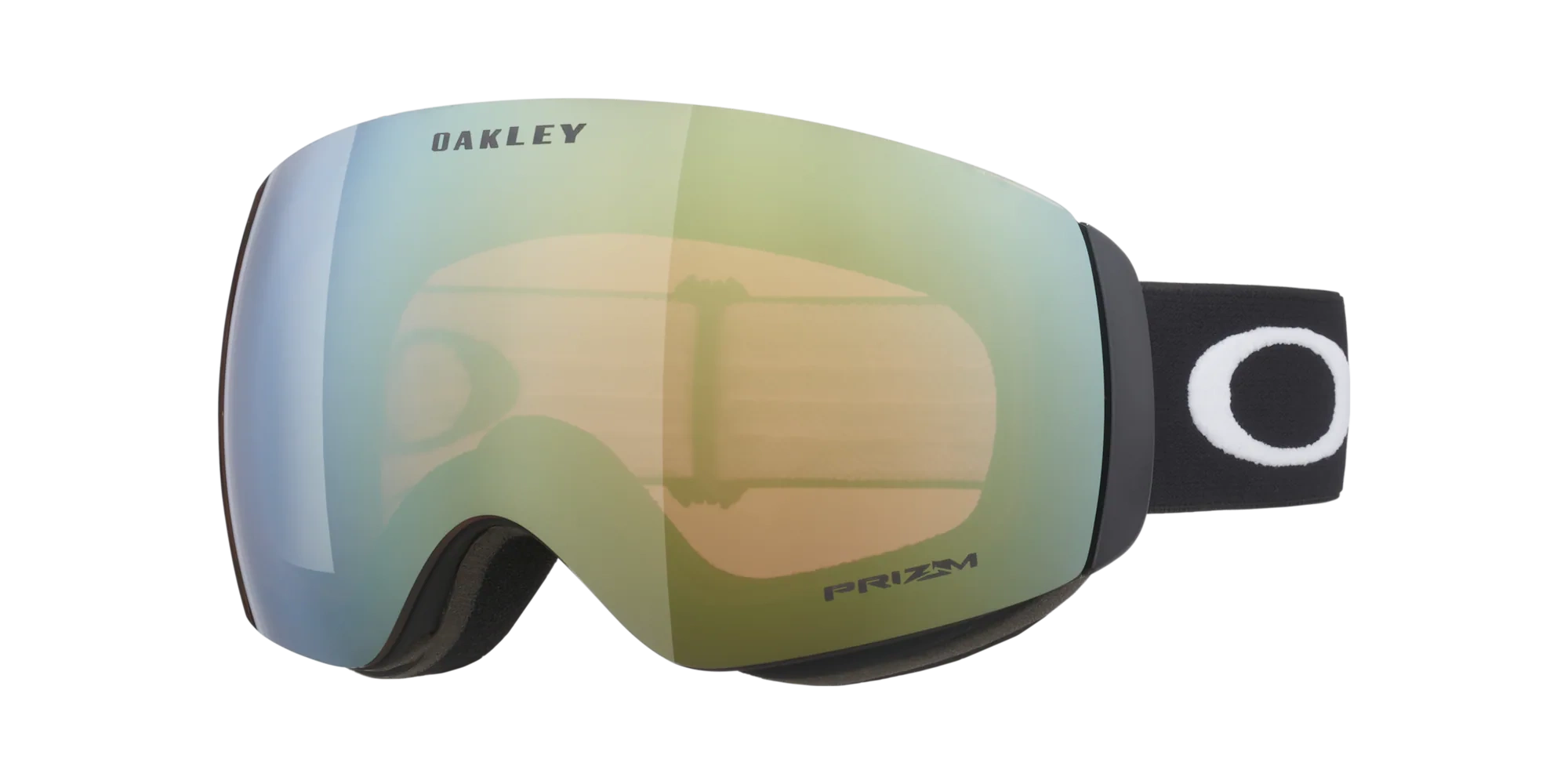 OAKLEY Gogle zimowe FLIGHT DECK M Matte Black / Prizm Sage Gold OO7064-C7