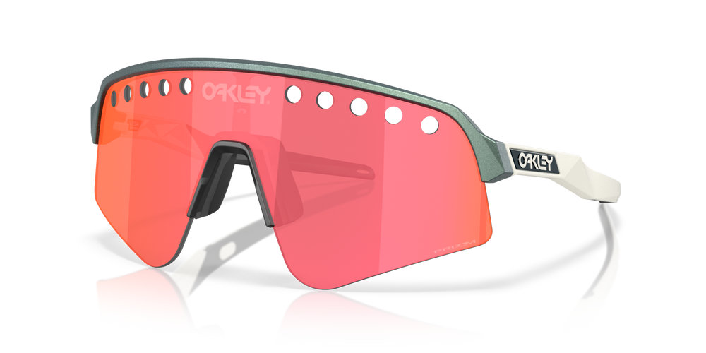 Oakley Okulary przeciwsłoneczne Sutro Lite Sweep Matte Silver/Blue Colorshift / Prizm Trail Torch OO9465-31