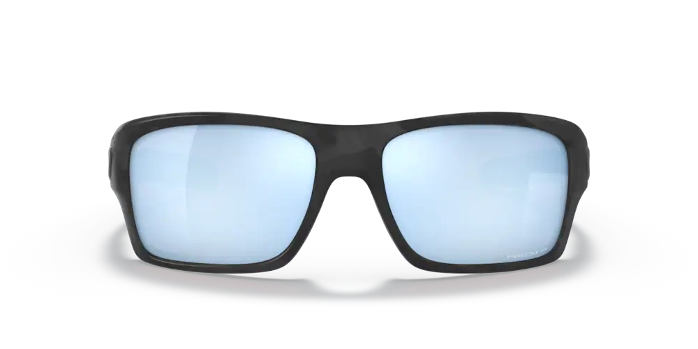 Oakley Sunglasses TURBINE Matte Black Camo, Prizm Deep Water Polarized OO9263-64