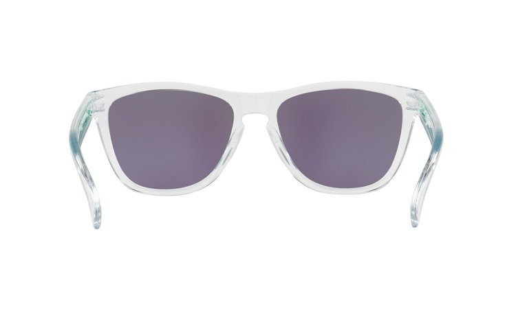 OAKLEY Sunglasses FROGSKINS Polished Clear / Jade Iridium OO9013-A3