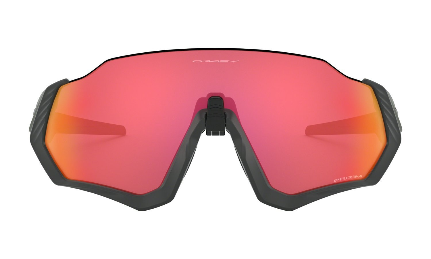 Oakley Okulary przeciwsłoneczne FLIGHT JACKET Matte Steel/Prizm Trail Torch OO9401-17