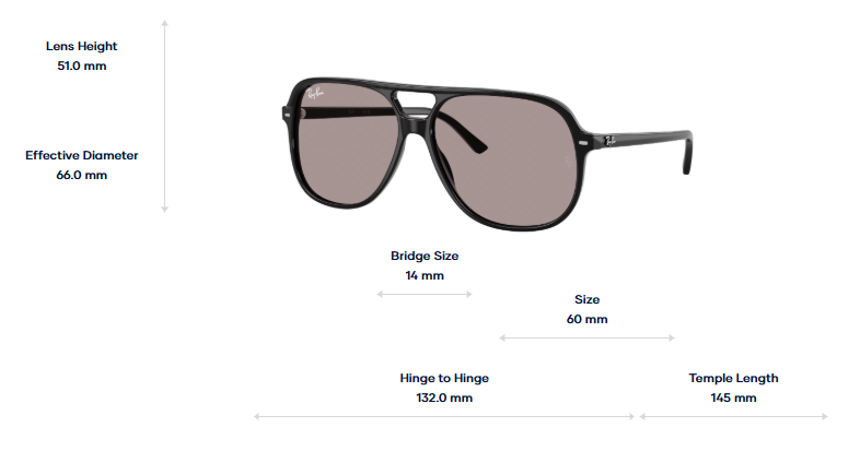 Ray-Ban Sunglasses BILL RB2198-901/53