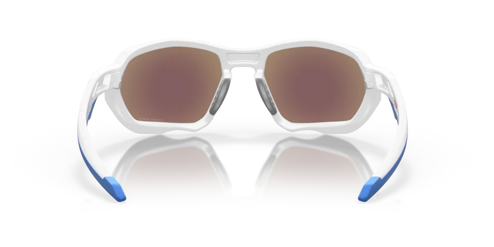 Oakley Sunglasses PLAZMA Matte White, Prizm Sapphire OO9019-10