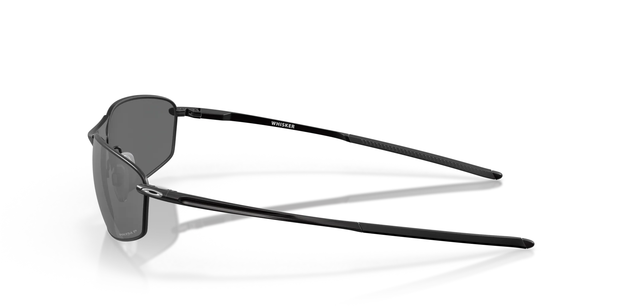 Oakley Okulary przeciwsłoneczne WHISKER Satin Black/Prizm Black Polarized OO4141-03