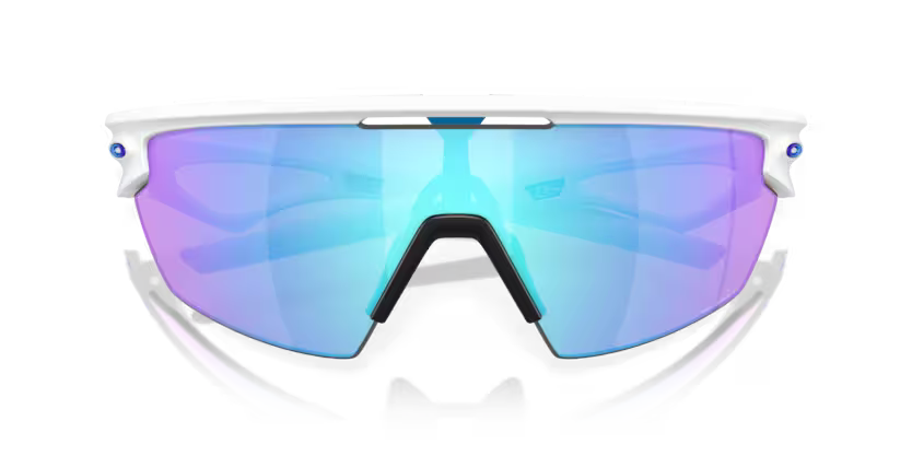 Oakley Okulary przeciwsłoneczne SPHAERA Matte White / Prizm Sapphire Polarized OO9403-02