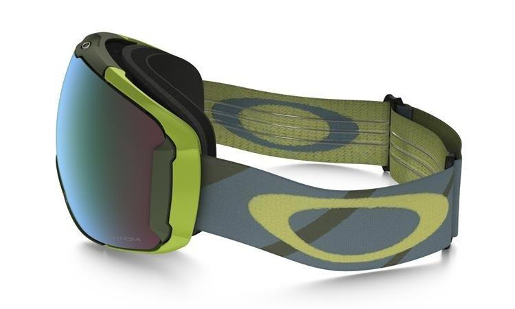 OAKLEY Goggle AIRBRAKE XL Hazard Bar Army Iron/Prizm Jade Iridium & Prizm Sapphire Iridium OO7071-18