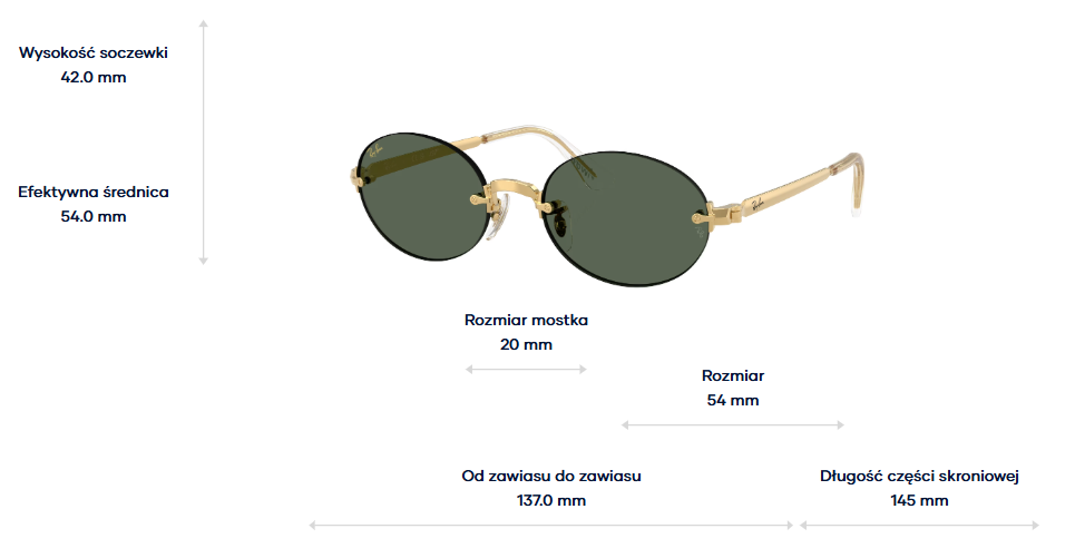 Ray-Ban x A$AP Rocky Okulary przeciwsłoneczne RB3929-001/71