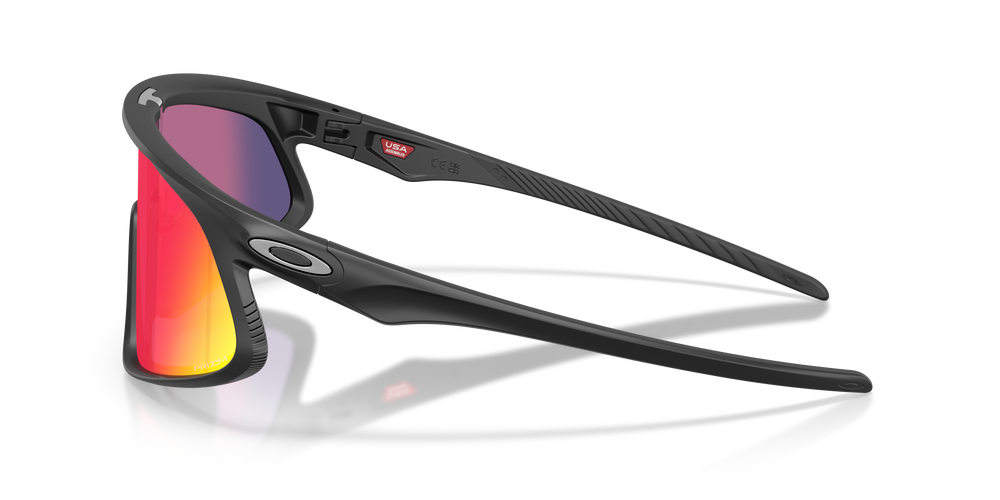 Oakley Okulary przeciwsłoneczne RSLV 141 Matte Black / Prizm Road OO9524D-01