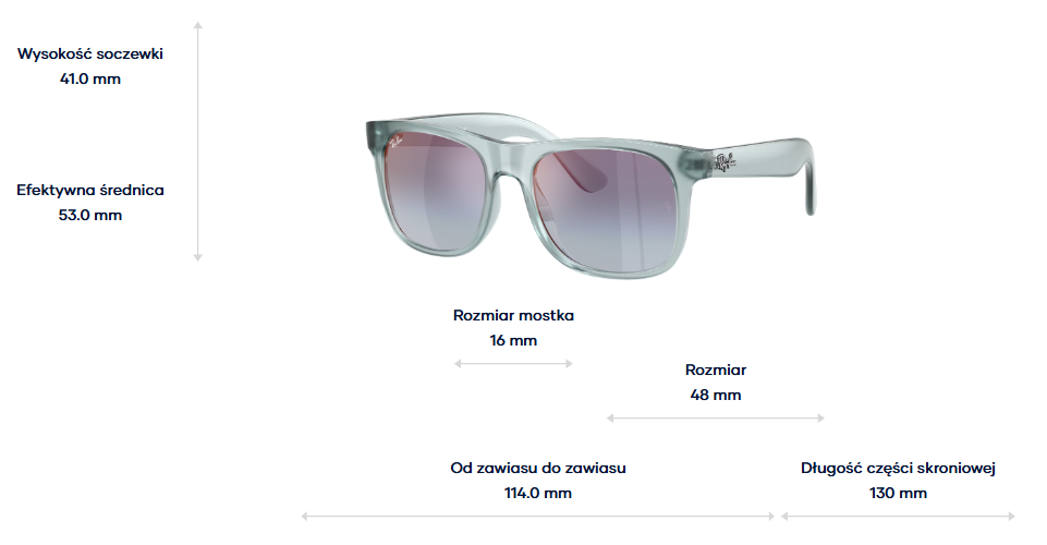 Ray-Ban Sunglasses Junior JUSTIN RJ9069S-7223U0