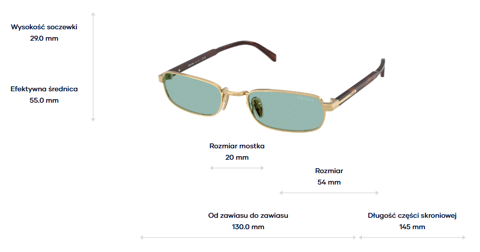 Prada Okulary przeciwsłoneczne PRB54S-5AK40K