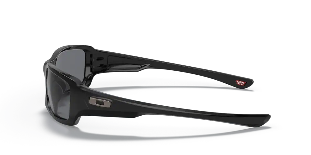 Oakley Sunglasses FIVES SQUARED Polished Black/Grey OO9238-04