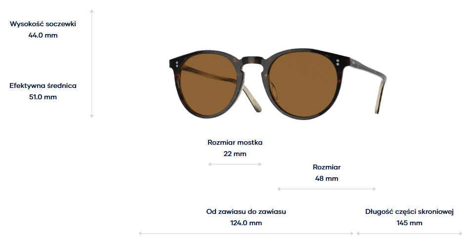 Oliver Peoples Okulary przeciwsłoneczne O'MALLEY SUN OV5183S-166653