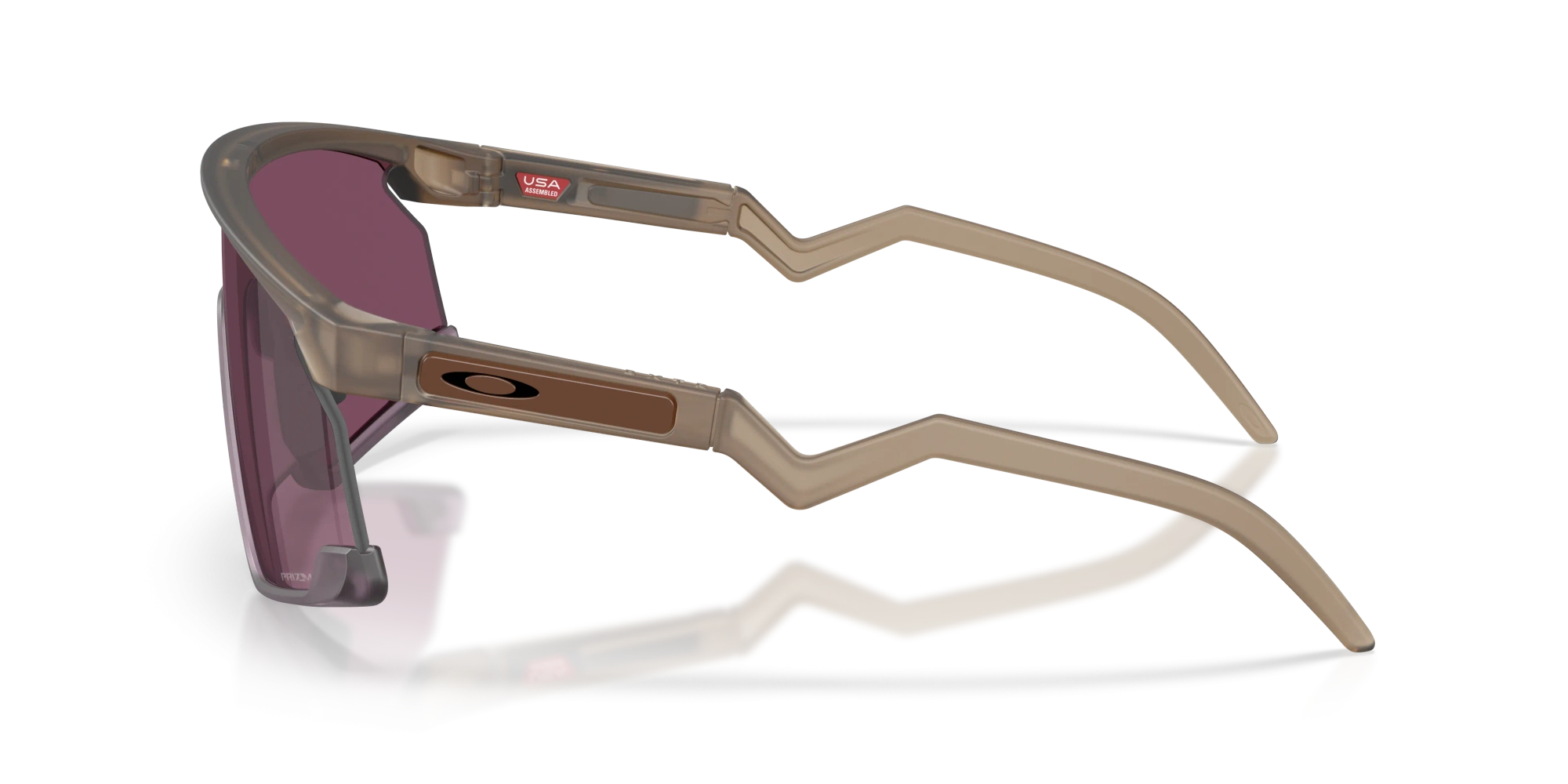 Oakley Okulary przeciwsłoneczne BXTR Obscura Collection Matte Brown Smoke/Prizm Road Black OO9280-22