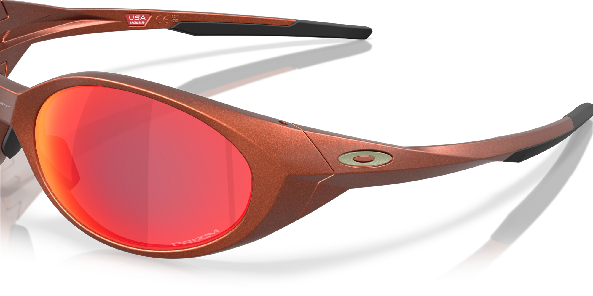 Oakley Okulary przeciwsłoneczne EYEJACKET REDUX Fire orange / Prizm trail torch OO9438-25