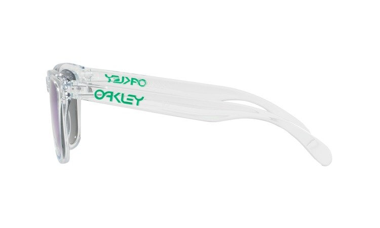 OAKLEY Sunglasses FROGSKINS Polished Clear / Jade Iridium OO9013-A3