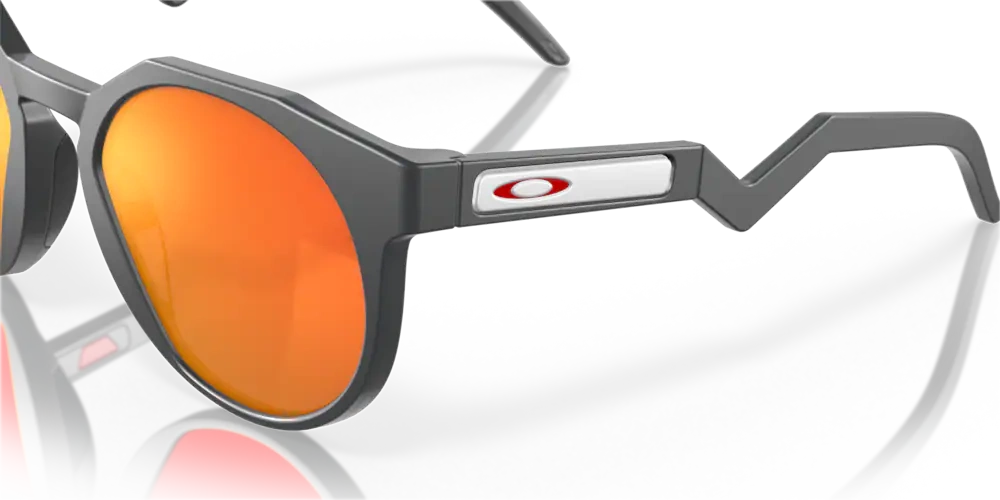 Oakley Okulary przeciwsłoneczne HSTN Matte Carbon/Prizm Ruby OO9464-03