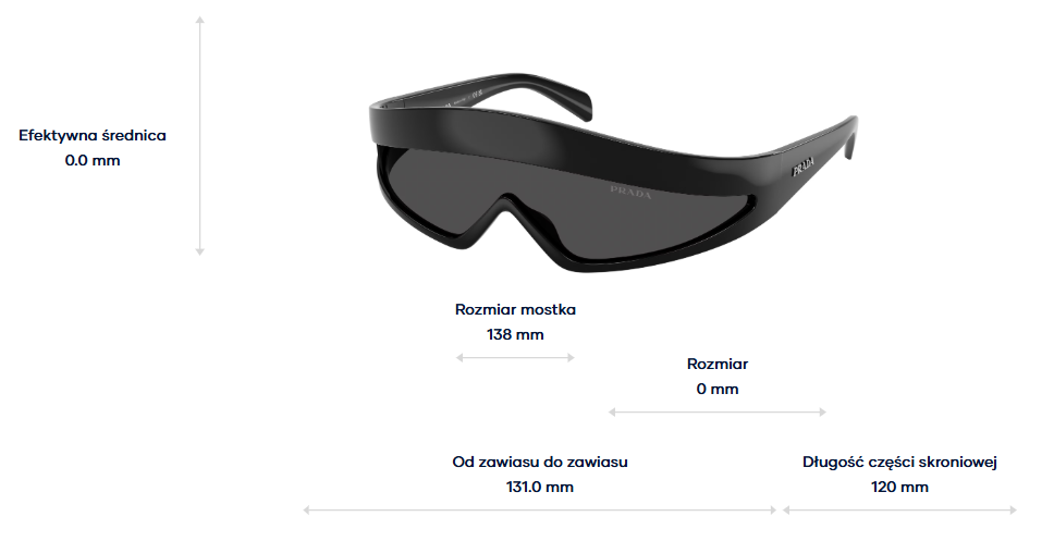 Prada Okulary przeciwsłoneczne PR B20S-1AB08Z