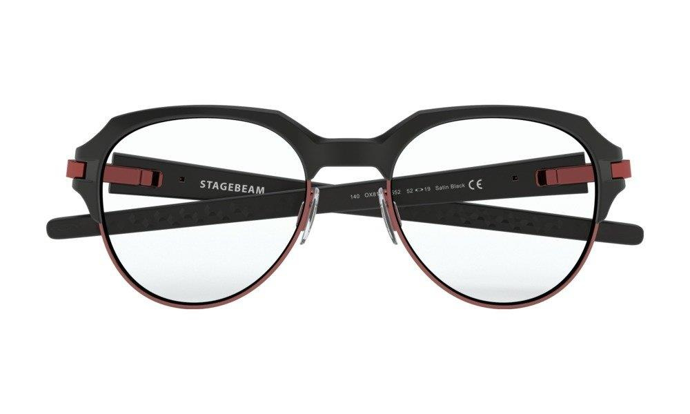 Oakley Optical Frame STAGEBEAM Satin Black/Brick Red OX8148-05