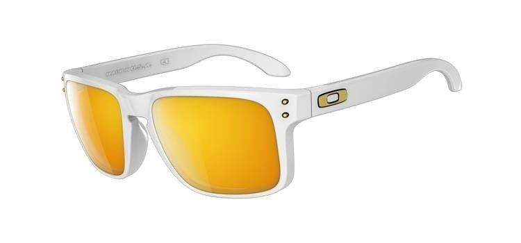 Oakley Sunglasses  HOLBROOK SHAUN WHITE Polished White/24K Iridium OO9102-18