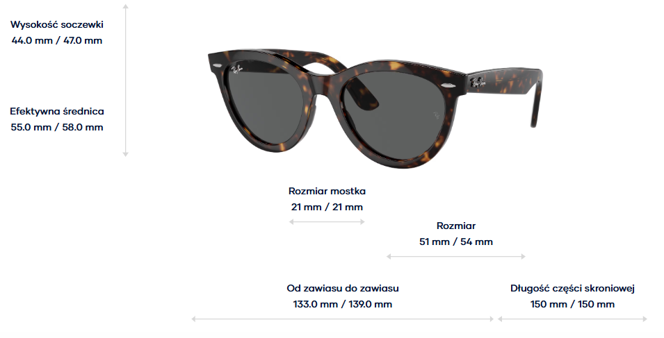 Ray-Ban Okulary przeciwsłoneczne WAYFARER WAY RB2241-902/B1