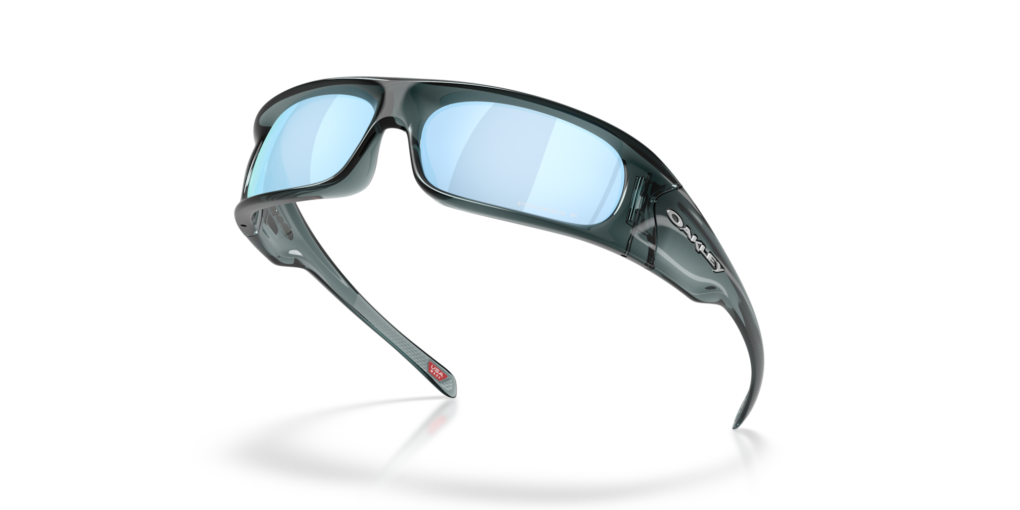 Oakley Okulary przeciwsłoneczne HIGHLAND Crystal Black / Prizm Deep Water Polarized OO9522-04
