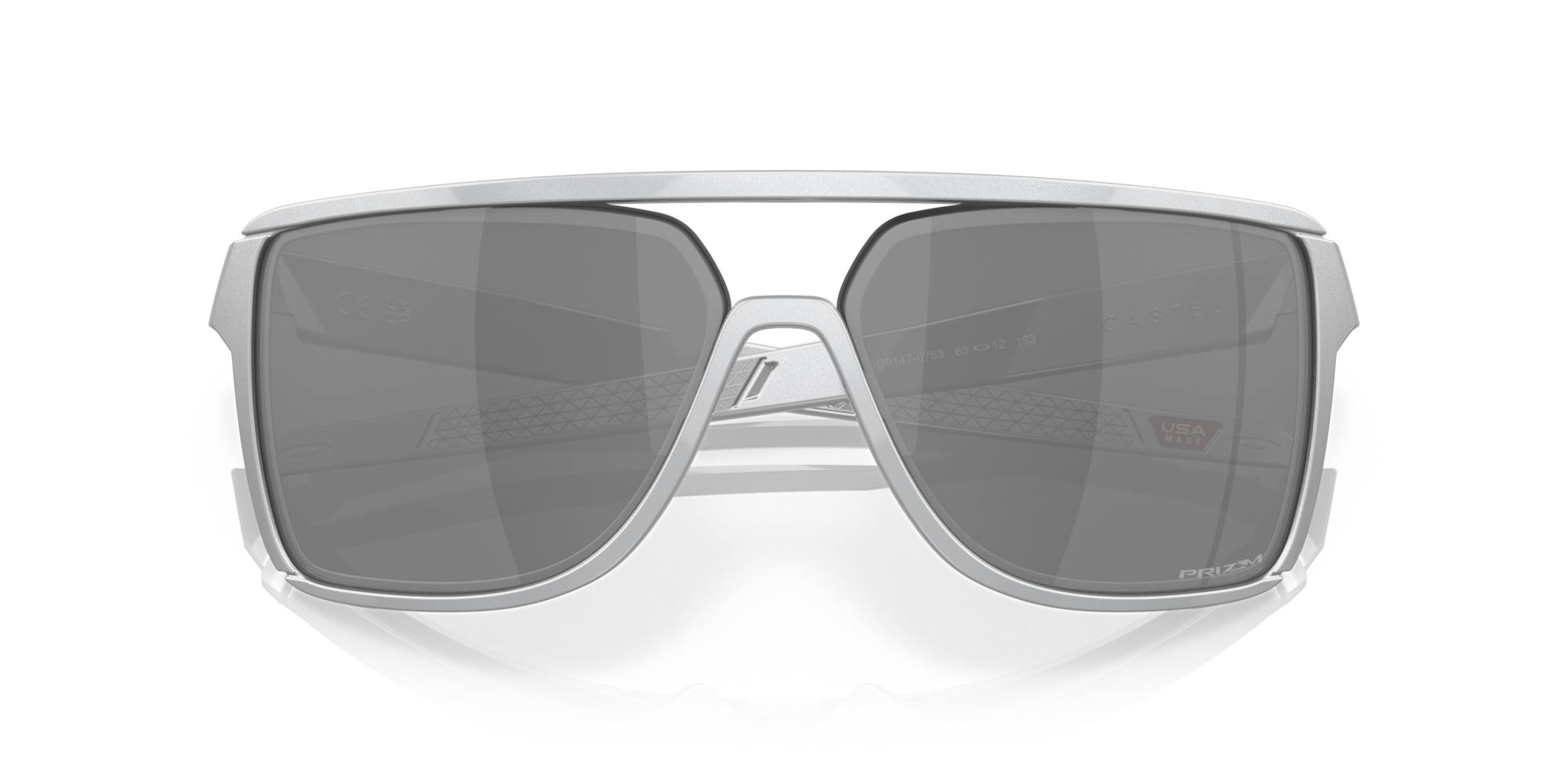 Oakley Sunglasses CASTEL X Silver / Prizm Black OO9147-07