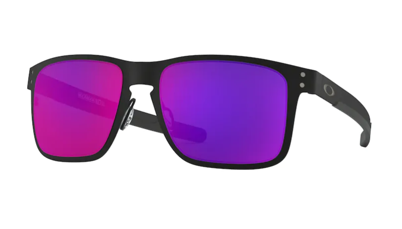 Oakley Sunglasses HOLBROOK™ METAL Matte Black / Positive Red Iridium OO4123-02