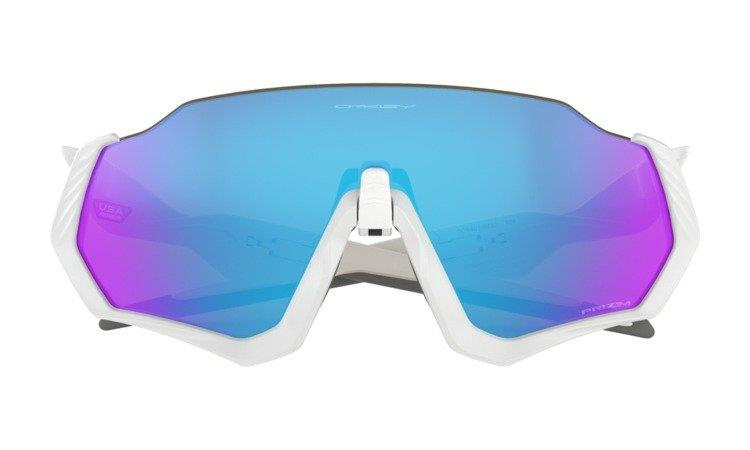 Oakley Okulary Przeciwsłoneczne FLIGHT JACKET Matte White/Prizm Sapphire OO9401-02