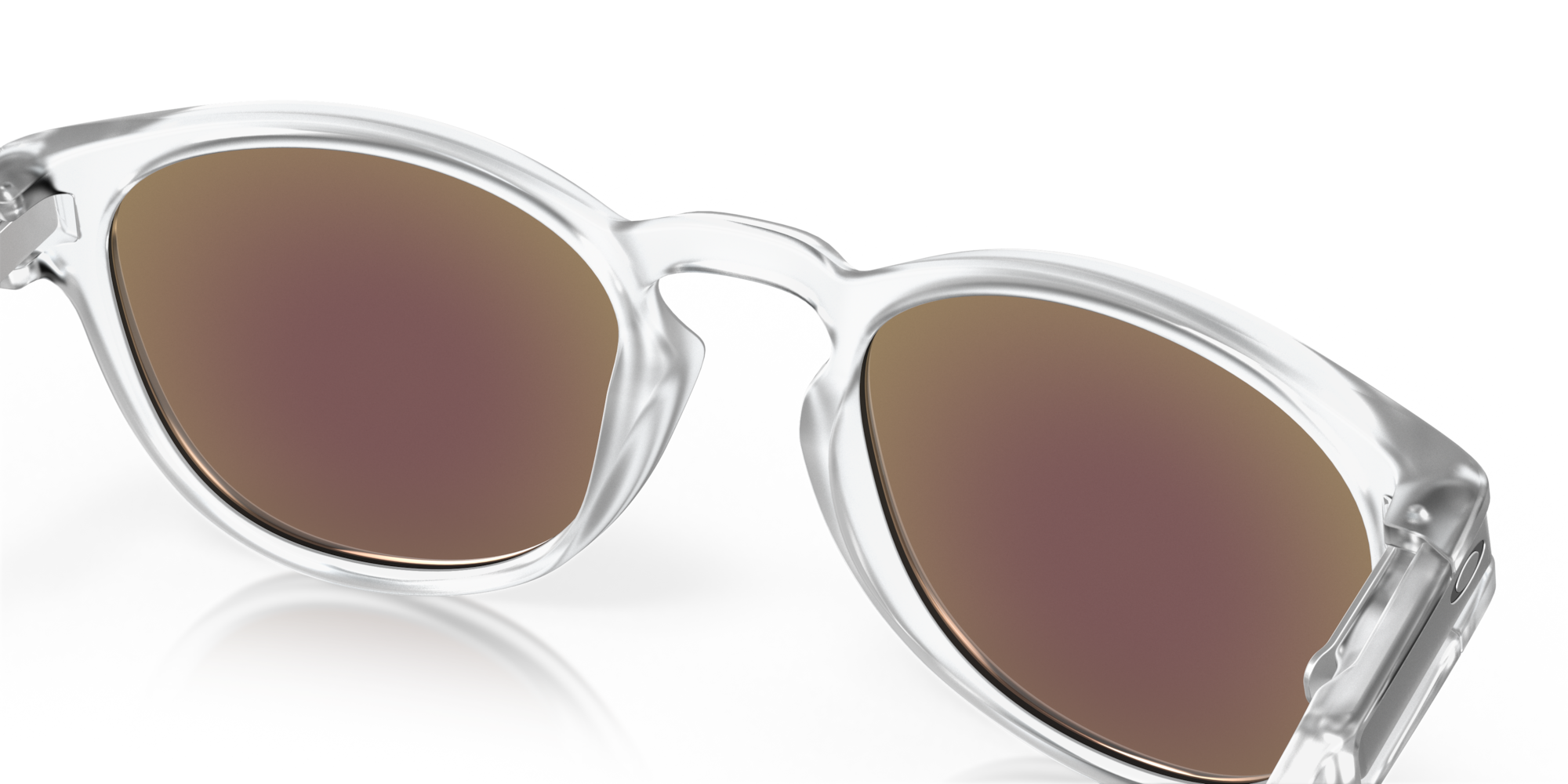 Oakley Sunglasses polarized Matte Clear, Prizm Sapphire Polarized OO9265-65