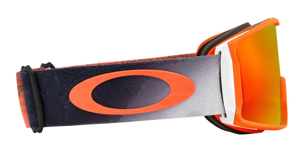 Oakley Gogle Line Miner Mystic Flow Neon Orange / Prizm Snow Torch Iridium OO7070-37
