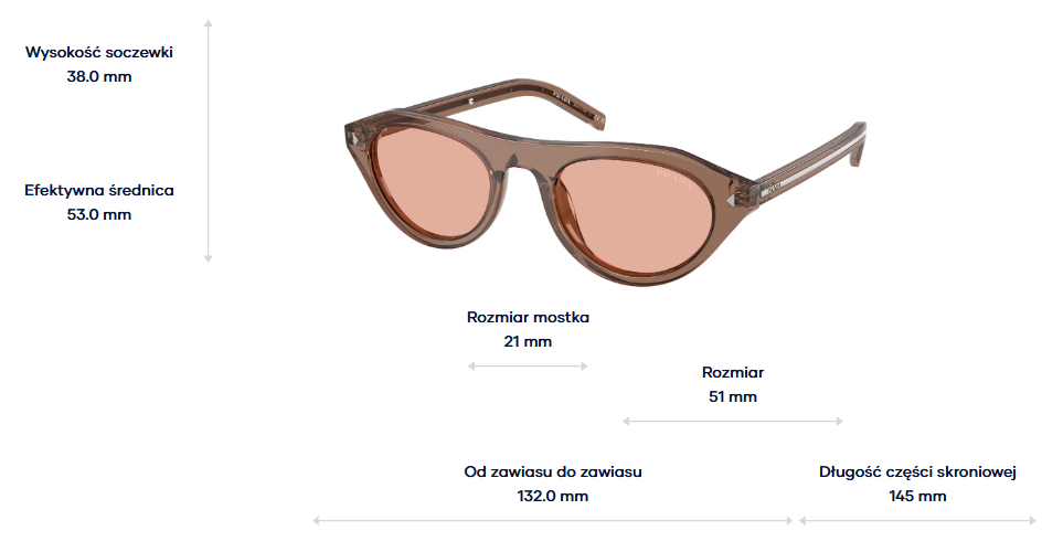 Prada Sunglasses PR B15S-28I50W