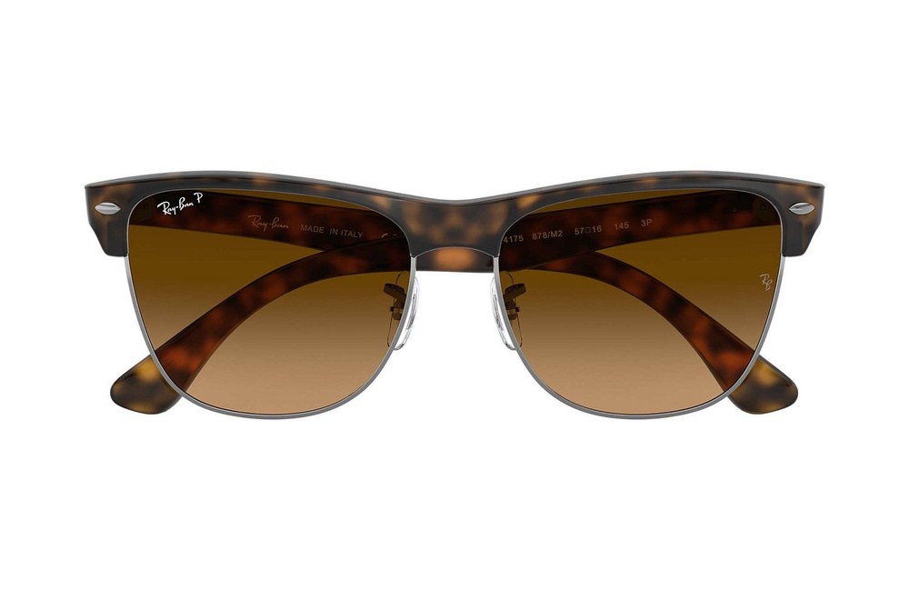 Ray-Ban Sunglasses Polarized CLUBMASTER OVERSIZED RB4175-878/M2