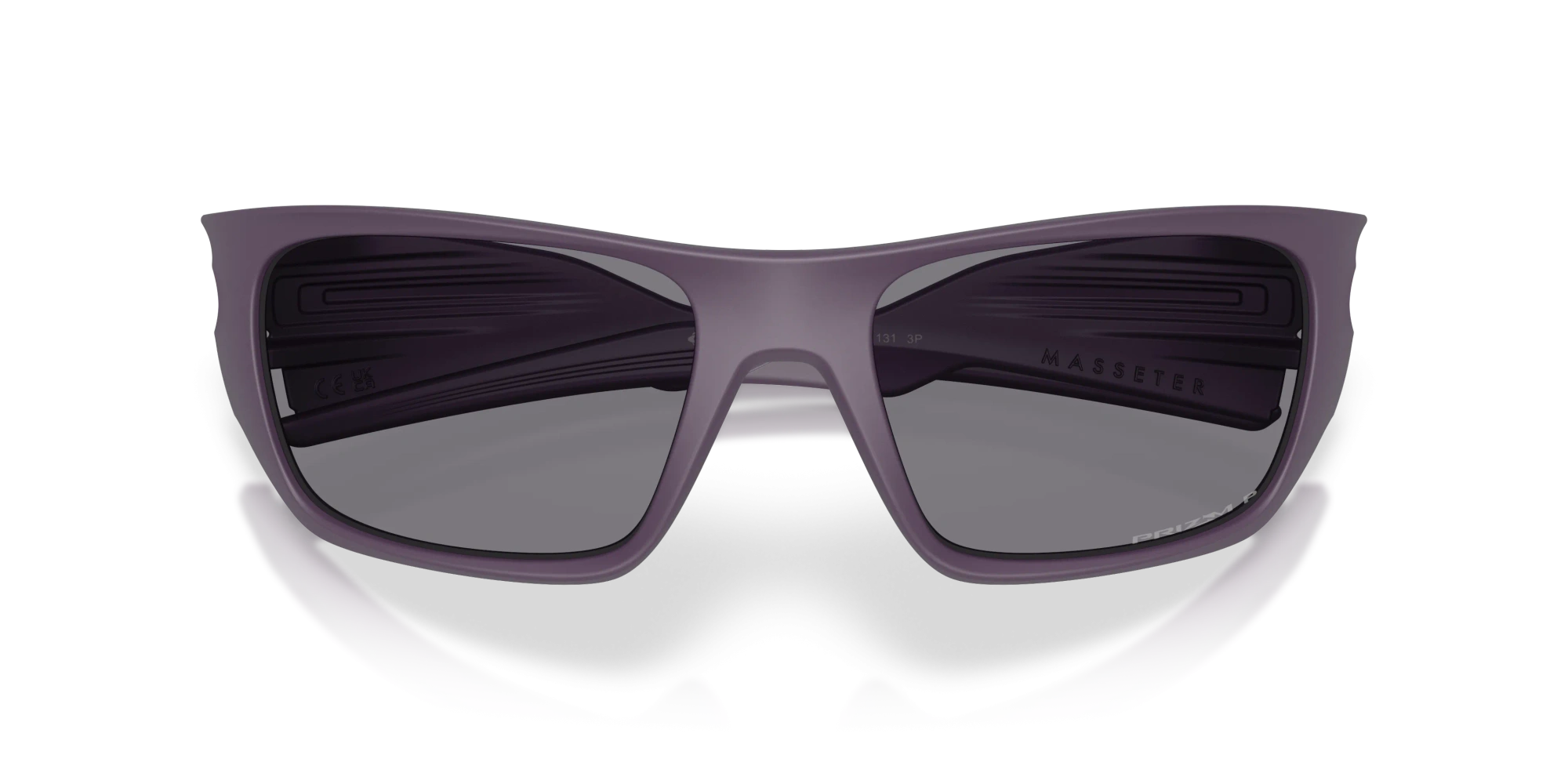 Oakley Okulary przeciwsłoneczne MASSETER Obscura Collection Matte Aubergine/Prizm Grey Polarized OO9486-19