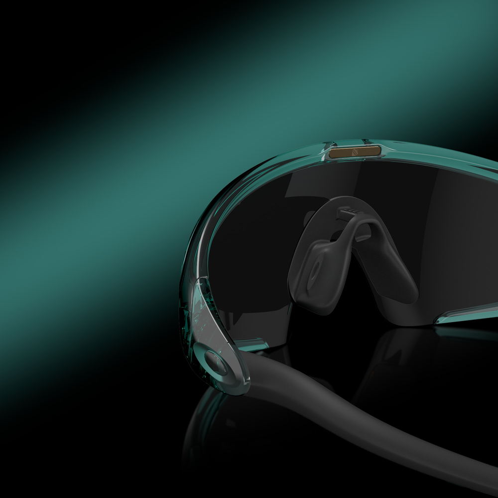 Oakley Okulary przeciwsłoneczne ELLIPSE Transparent Pacific / Prizm Black OO9490-03